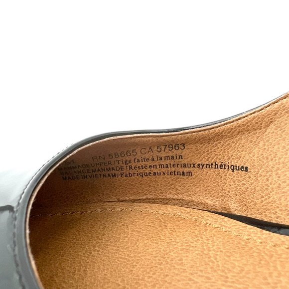 Anthropologie Black Slingback Heels - Picture 5 of 8